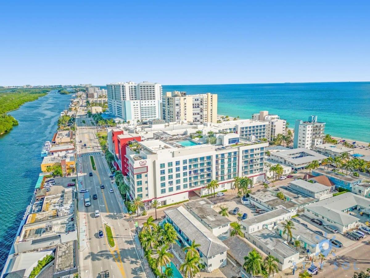 Hollywood Beach Broad - Walk - Amazing Pool - Hot Tub Exterior foto