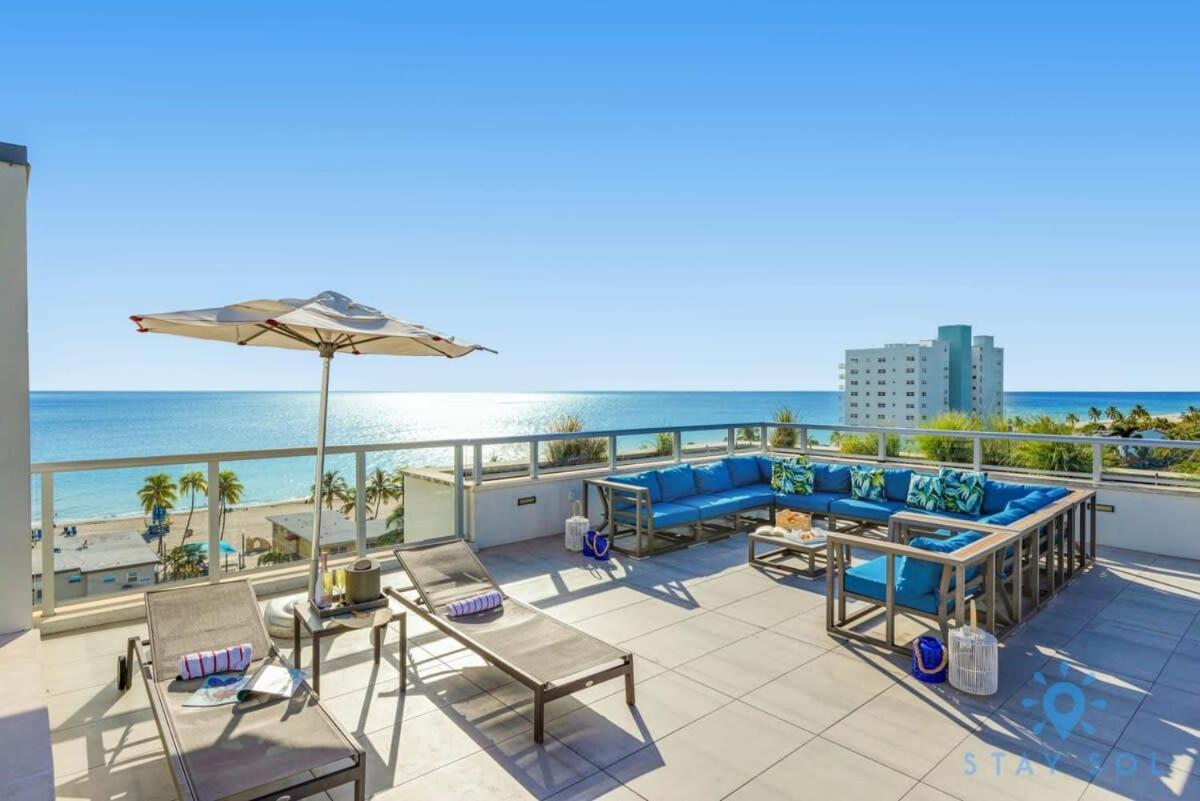 Hollywood Beach Broad - Walk - Amazing Pool - Hot Tub Exterior foto