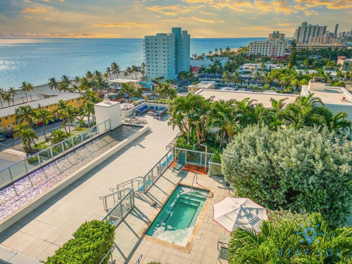 Hollywood Beach Broad - Walk - Amazing Pool - Hot Tub Exterior foto